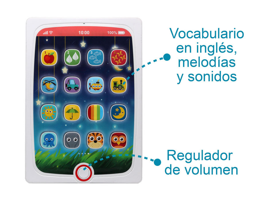 Tablet interactiva bilingue